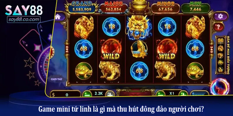 Game Mini Tứ Linh - Bí Quyết Chơi Nổ Hũ Thần Tài Cực Dễ Game mini tứ linh là gì mà thu hút đông đảo người chơi?